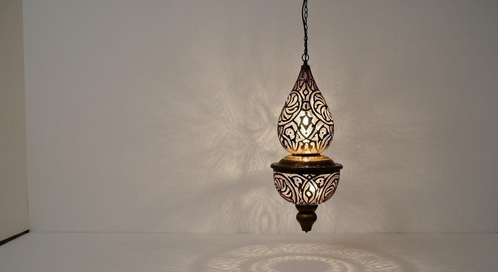 Brass pendant light, Moroccan Brass Pendant Light, Moroccan Light Fixtures, Pendant Lighting, Simple Moroccan pendant lamp  , pendant lamps
