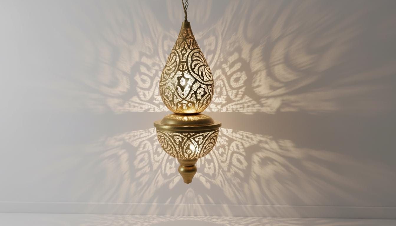 Brass pendant light, Moroccan Brass Pendant Light, Moroccan Light Fixtures, Pendant Lighting, Simple Moroccan pendant lamp  , pendant lamps