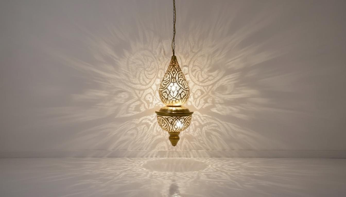 Brass pendant light, Moroccan Brass Pendant Light, Moroccan Light Fixtures, Pendant Lighting, Simple Moroccan pendant lamp  , pendant lamps