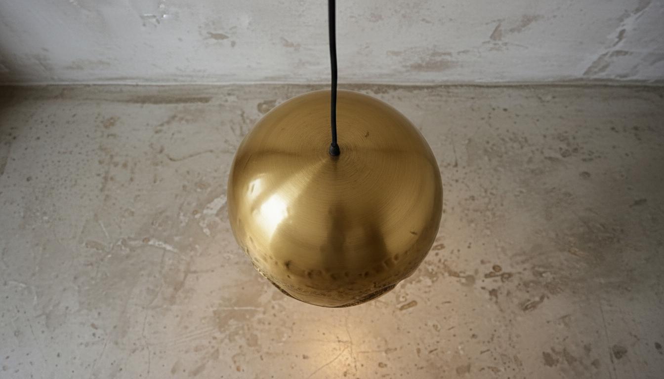 Handmade Moroccan Brass Dome Pendant – Hand Hammered Dome Lamp – Handmade Solid Brass Moroccan Ceiling Lamp, Farmhouse Lighting Fixture,