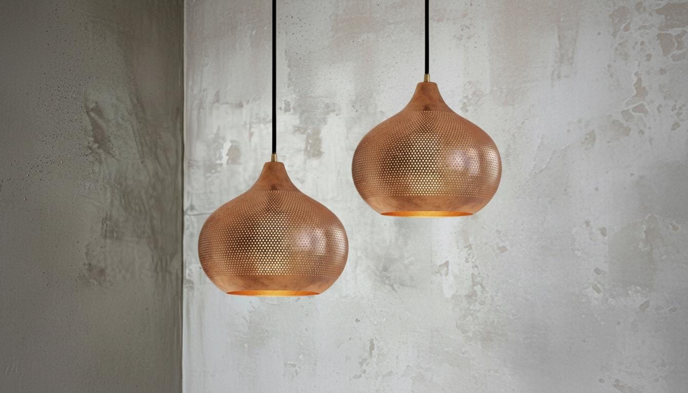 Handcrafted Hammered Copper Pendant Copper Pendant Light ,Modern Copper Dome Pendant Lamp, Copper Hanging Lamp,Boho Light,Dome Lamp
