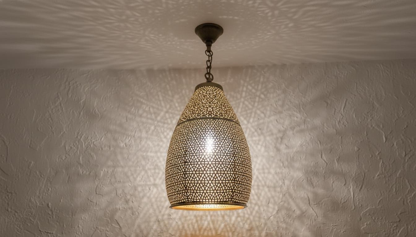 Moroccan brass ceiling lamp lighting ,Moroccan Boho Dome Pendant ,Light Fixture, Moroccan Lampshades  Decor Lighting