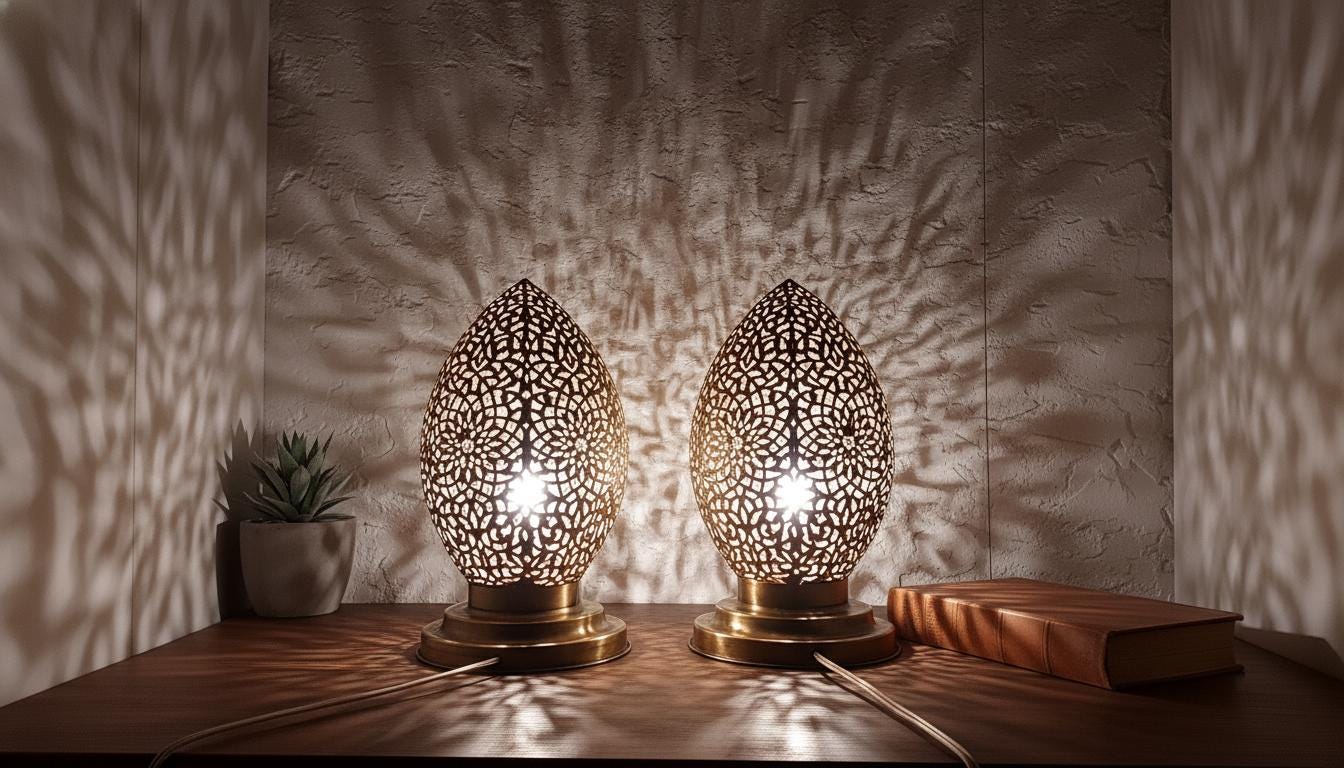 Handmade Moroccan Brass Table Lamp ,Handmade Moroccan Floor & Table Lamp , Moroccan light, Handmade bronze lamp, Art Deco Night Light