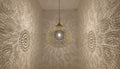 Handmade Brass Hanging Lamp,Moroccan Brass Pendant Light –Boho Home Lighting, Decorative Moroccan Chandelier, Modern Metal Lampshade