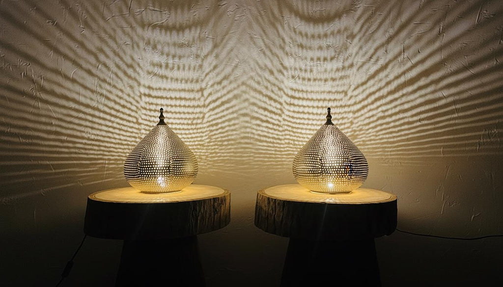 Moroccan Table Lamps , Moroccan handmade brass table lamp , Art Deco Night Light ,Vintage Lamps , Home Decor, Moroccan lighting
