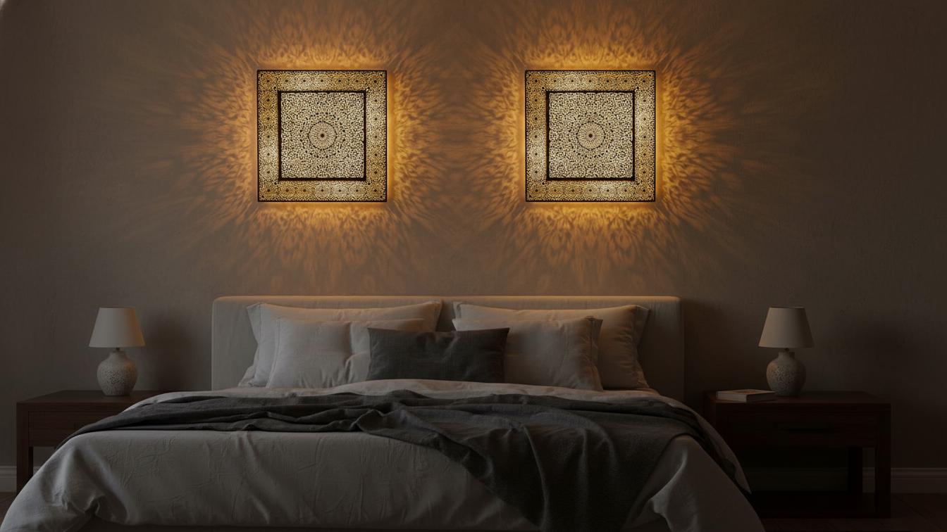 Handmade Moroccan Brass Wall Sconce , Unique Moroccan Copper Light Fixture, Morocco Light, Traditional Artisan Home Decor