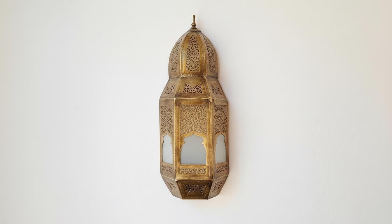 Moroccan Wall Brass Light, Moroccan Lamp,Brass Sconce Light Brass,Traditional Lighting Wall Lights in Home Decor,Art Decor Light Wall Sconce