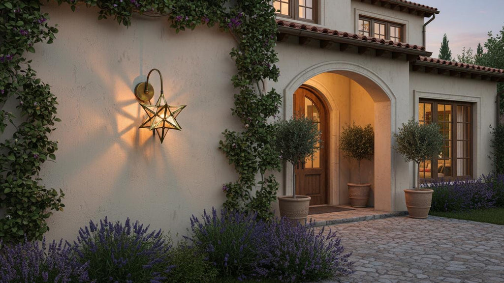 Brass & Glass Moroccan Wall Light – Handmade Wall Sconce Lamp, Modern Art Décor Light, Brass Wall Fixture for Elegant Home Lighting