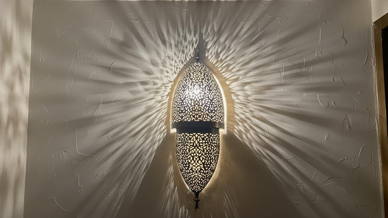 Moroccan Wall Brass Light, Moroccan Lamp,Brass Sconce Light Brass,Traditional Lighting Wall Lights in Home Decor,Art Decor Light Wall Sconce
