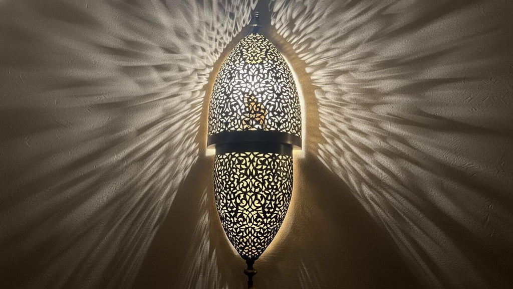 Moroccan Wall Brass Light, Moroccan Lamp,Brass Sconce Light Brass,Traditional Lighting Wall Lights in Home Decor,Art Decor Light Wall Sconce