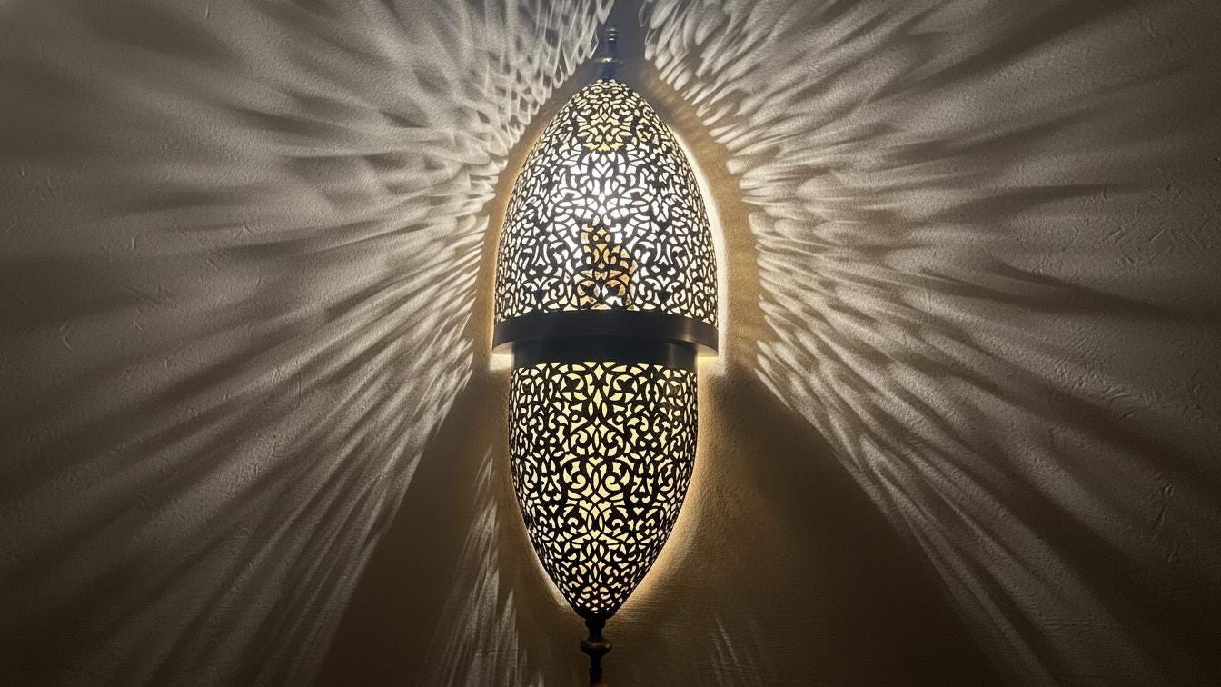 Moroccan Wall Brass Light, Moroccan Lamp,Brass Sconce Light Brass,Traditional Lighting Wall Lights in Home Decor,Art Decor Light Wall Sconce