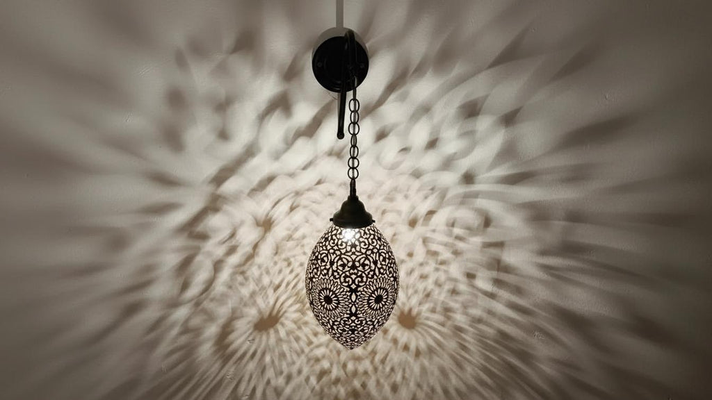 Moroccan Wall Brass Light, Moroccan Lamp,Brass Sconce Light Brass,Traditional Lighting Wall Lights in Home Decor,Art Decor Light Wall Sconce