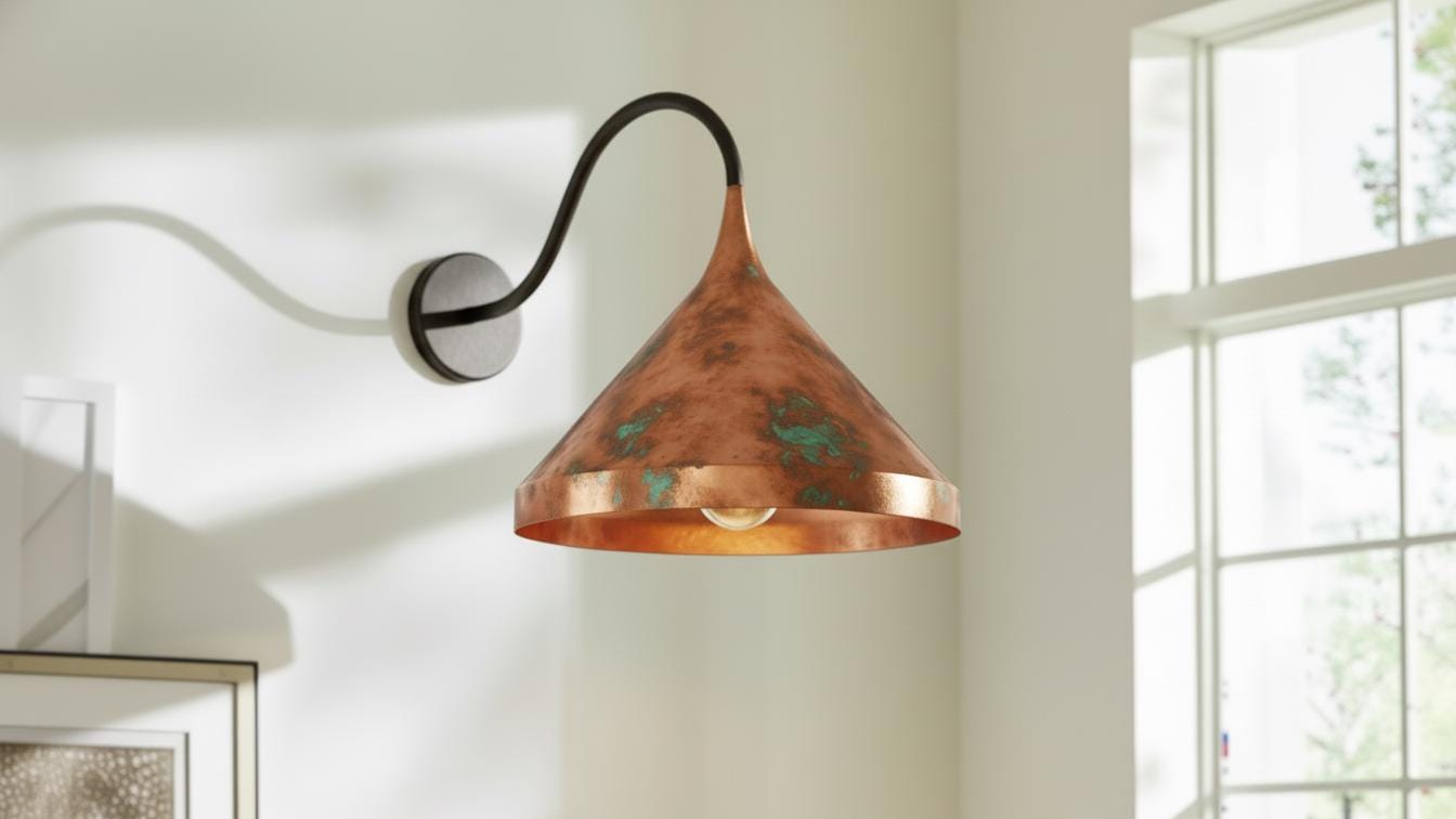 Handmade Copper Wall Sconce, Moroccan Light Fixture