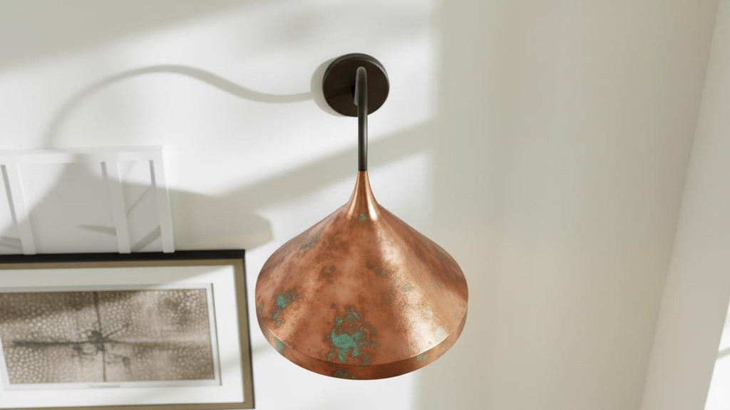 Handmade Copper Wall Sconce, Moroccan Light Fixture