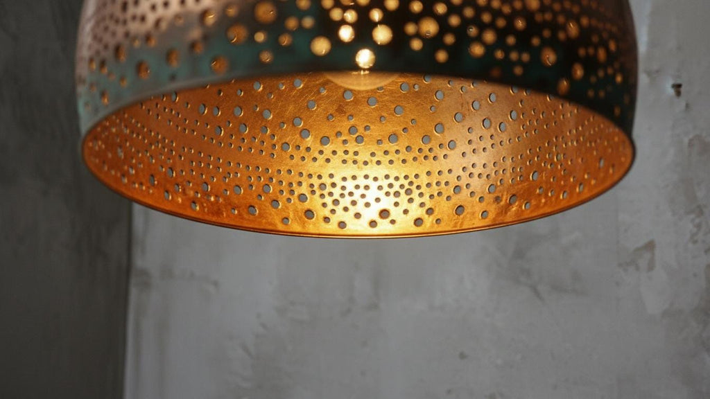 Modern Copper Dome Pendant Lamp Green Patina ,Dining Room Light Fixture,Ceiling Dome Lamp, Copper Dome Light fixture, Rustic Chandelier