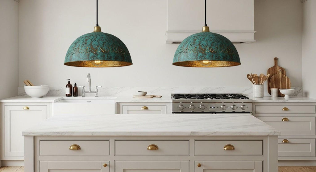 Ceiling Dome Light Fixtures, Dining Room Light Fixture,Handcrafted Copper Pendant Light,  Copper Dome Light fixture, Rustic Chandelier
