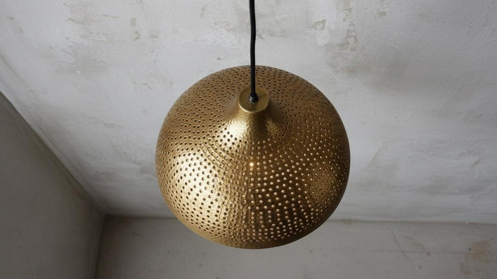 Pendant light Handcrafted Copper Pendant Lights For Kitchen Island – Copper Dome Ceiling Light – Dining Room Light Fixture –Solid Brass