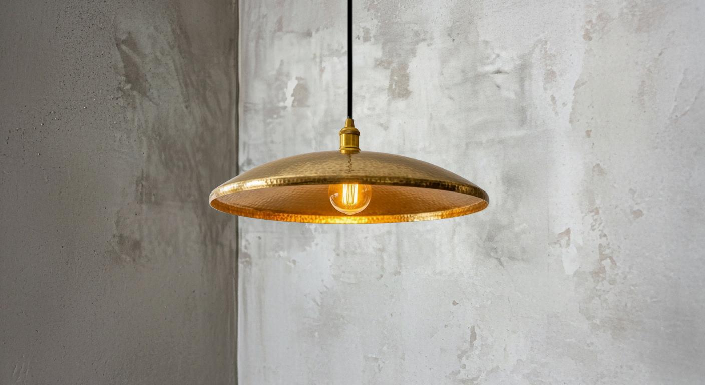 hammered Brass Light Fixture , Gold Leaf Pendant Light , Moroccan pendant fixtures , Island kitchen handmade dome , lamp pendant light