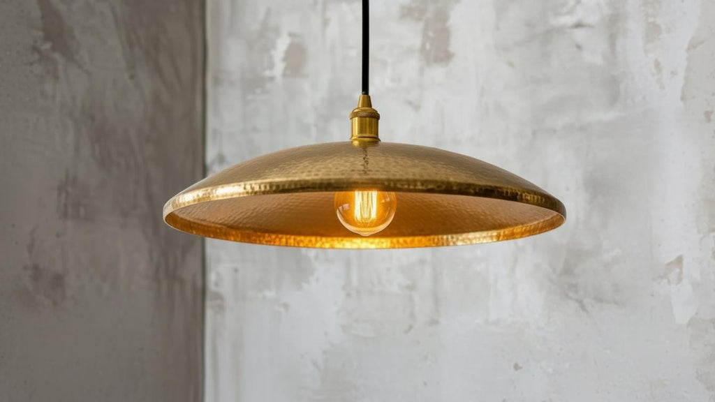 hammered Brass Light Fixture , Gold Leaf Pendant Light , Moroccan pendant fixtures , Island kitchen handmade dome , lamp pendant light