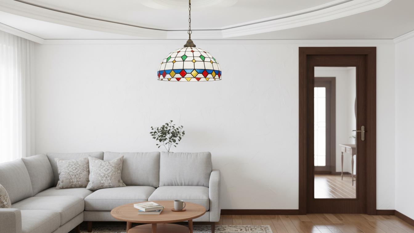 Glass Pendant Light , Moroccan lighting style Elegance Filigrain suspension light ,Brass Handmade Moroccan pendant light,hanging glass light