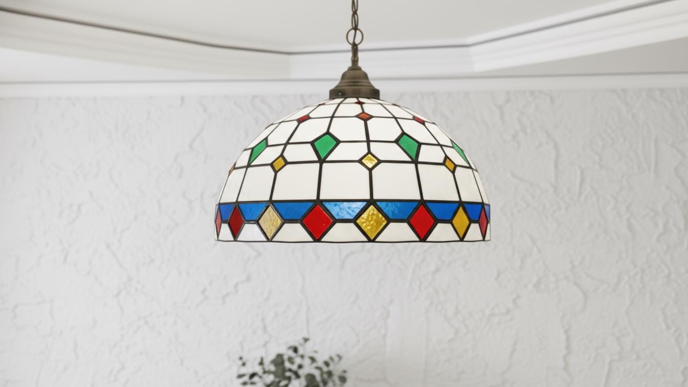 Glass Pendant Light , Moroccan lighting style Elegance Filigrain suspension light ,Brass Handmade Moroccan pendant light,hanging glass light