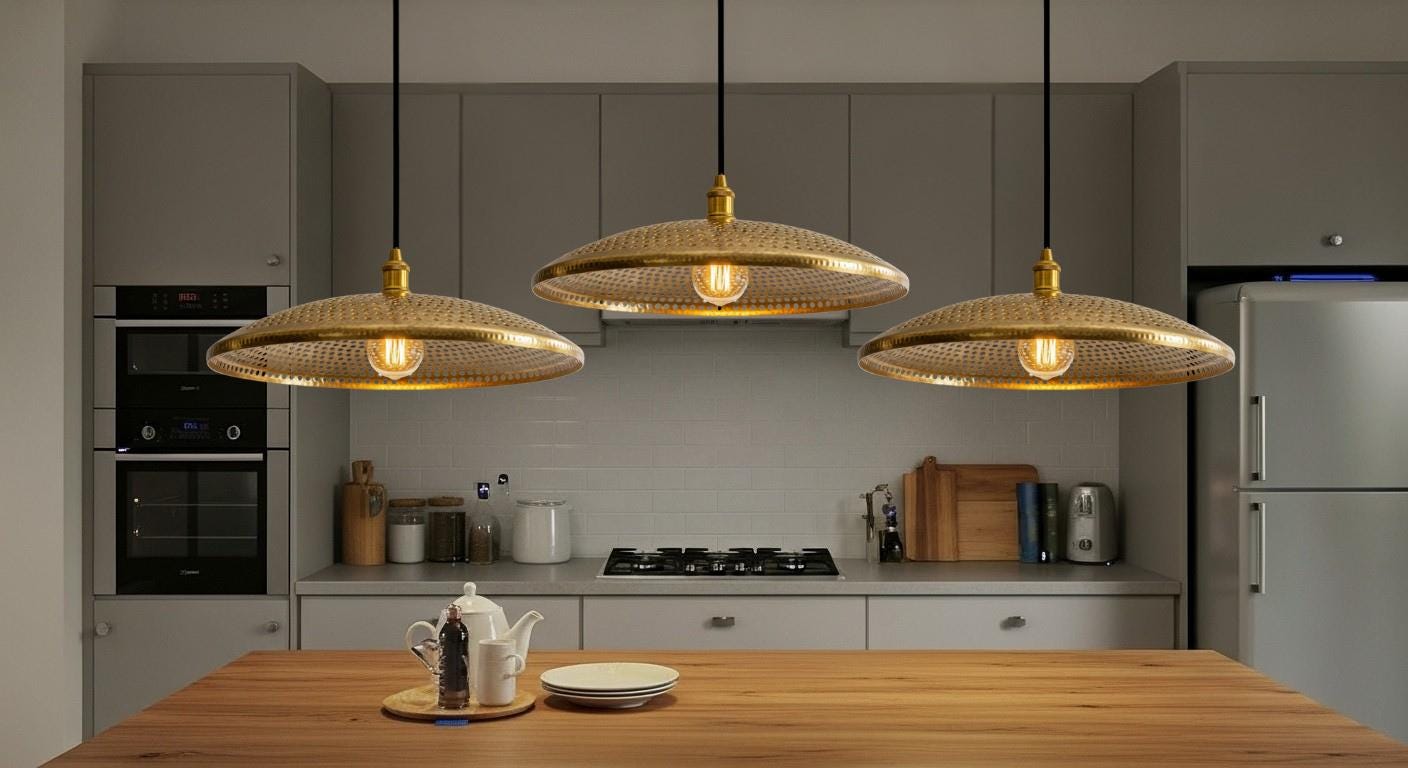 Handmade Copper Dome Hanging Light, Ceiling Pendant Lamp, Dome Lampshades, Dome Light Fixture, Rustic Chandelier, Kitchen Island Lighting