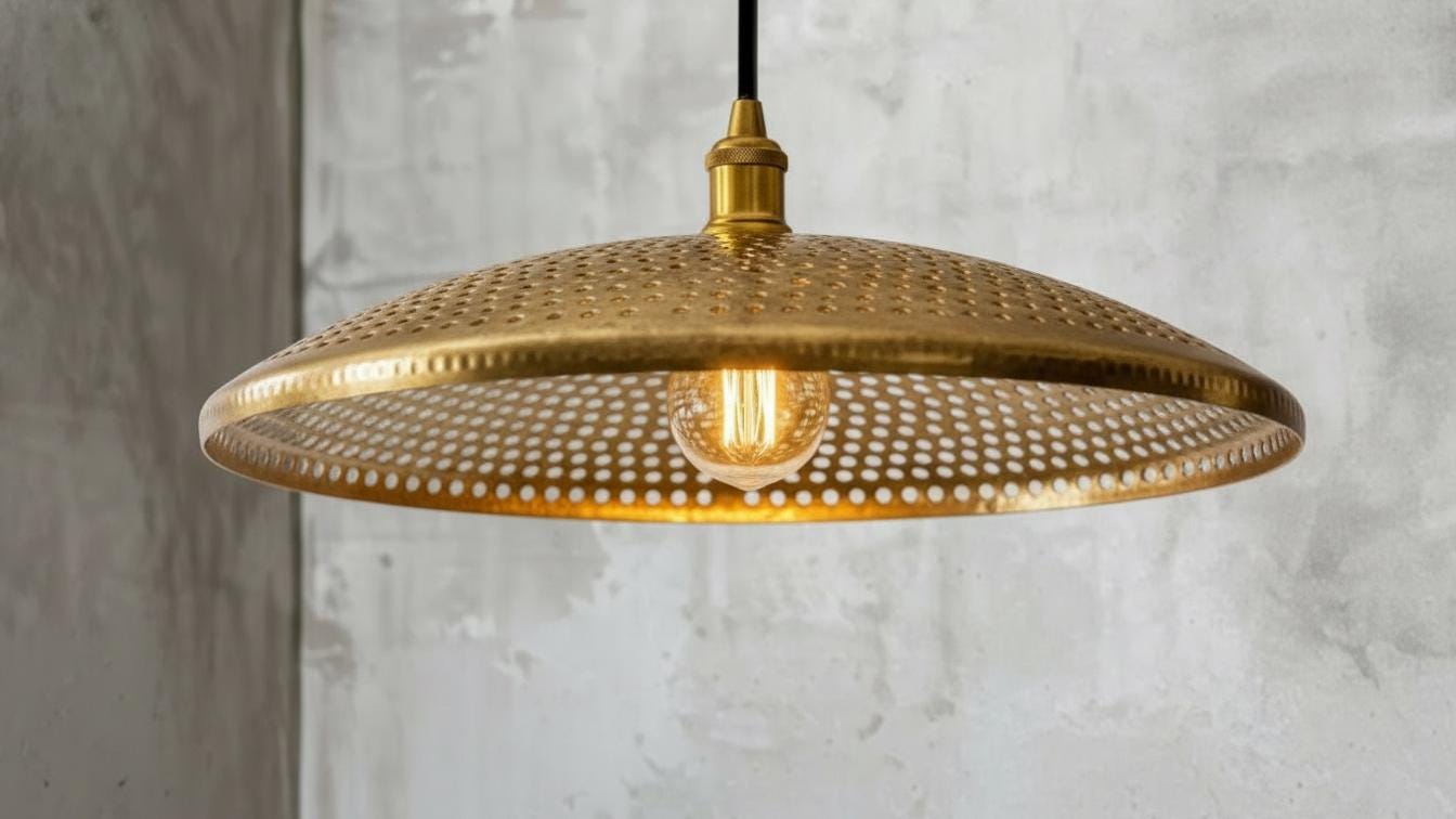 Hammered Brass Light Fixture ,Copper Light Fixture , Moroccan pendant fixtures , Island kitchen handmade dome , lamp pendant light