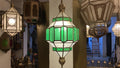 Handmade Moroccan Brass Pendant Light: Milk Glass Filigrain Lighting
