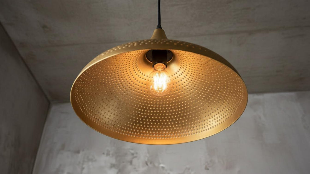 Copper Hanging Pendant Light , Hammered Dome Ceiling Lamp , Dome LAmpshades , Ceiling Lamp for Kitchen Island , Moroccan Copper Lighting