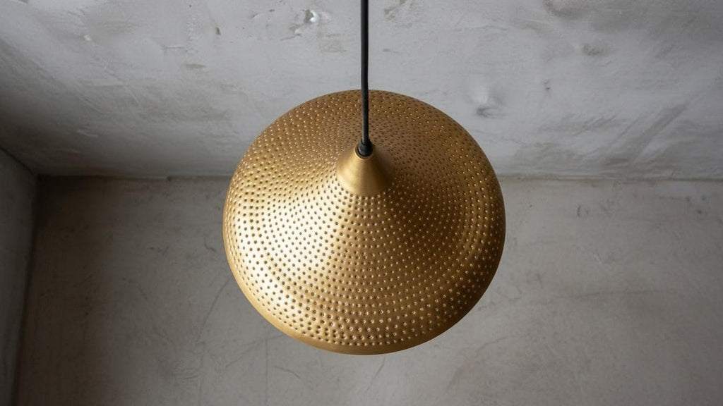Copper Hanging Pendant Light , Hammered Dome Ceiling Lamp , Dome LAmpshades , Ceiling Lamp for Kitchen Island , Moroccan Copper Lighting