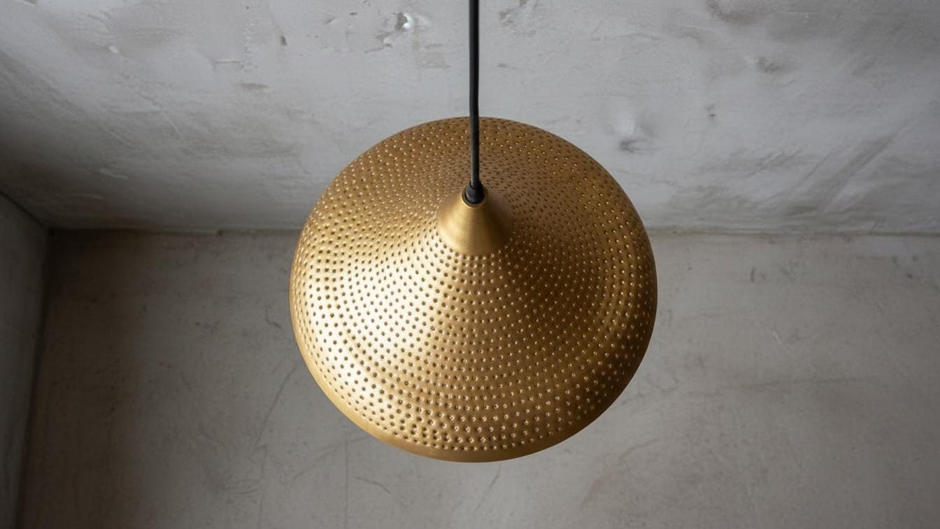 Copper Hanging Pendant Light , Hammered Dome Ceiling Lamp , Dome LAmpshades , Ceiling Lamp for Kitchen Island , Moroccan Copper Lighting