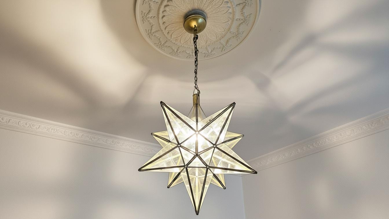 Handmade Moroccan Milk Glass Pendant Light , Rustic Glass Ceiling , Handmade Glass Modern, Glass Ceiling  White Glass Ceiling Chandelier