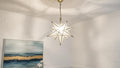 Handmade Moroccan Milk Glass Pendant Light , Rustic Glass Ceiling , Handmade Glass Modern, Glass Ceiling  White Glass Ceiling Chandelier