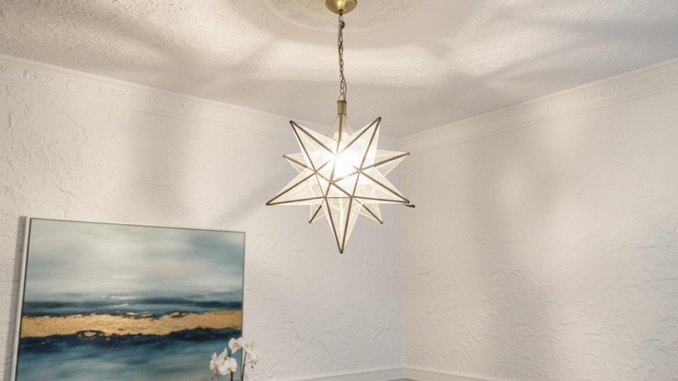 Handmade Moroccan Milk Glass Pendant Light , Rustic Glass Ceiling , Handmade Glass Modern, Glass Ceiling  White Glass Ceiling Chandelier