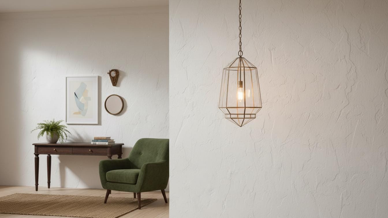 Handmade Glass Brass Hanging Lamp, Moroccan Lantern Ceiling Light, Boho Pendant Lighting Fixture