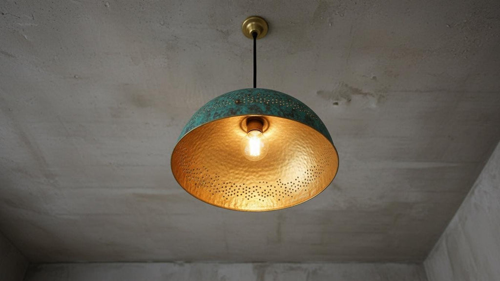 Ceiling Dome Light Fixtures, Dining Room Light Fixture,Handcrafted Copper Pendant Light,  Copper Dome Light fixture, Rustic Chandelier
