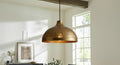 Pendant light Handcrafted Copper Pendant Lights For Kitchen Island – Copper Dome Ceiling Light – Dining Room Light Fixture –Solid Brass