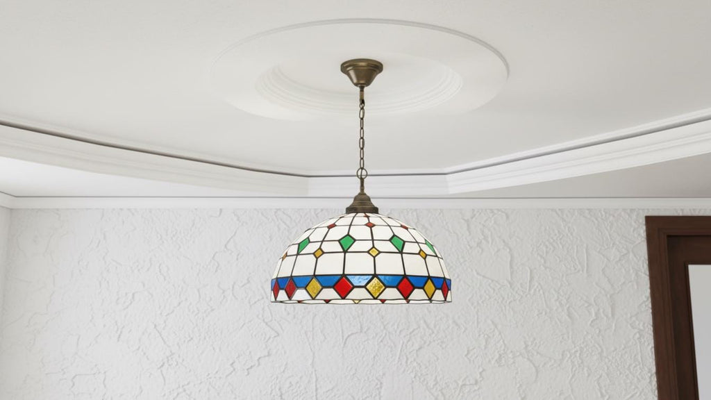 Glass Pendant Light , Moroccan lighting style Elegance Filigrain suspension light ,Brass Handmade Moroccan pendant light,hanging glass light