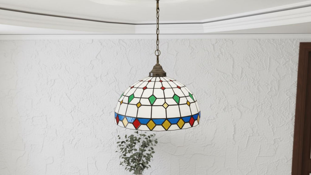 Glass Pendant Light , Moroccan lighting style Elegance Filigrain suspension light ,Brass Handmade Moroccan pendant light,hanging glass light