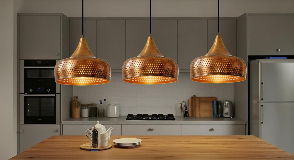 Copper Dome Pendant Light, Handmade Copper Ceiling Lamp, Aged Copper Pendant Lamp, Rustic Farmhouse Kitchen Island Lighting ,Dome Ceiling