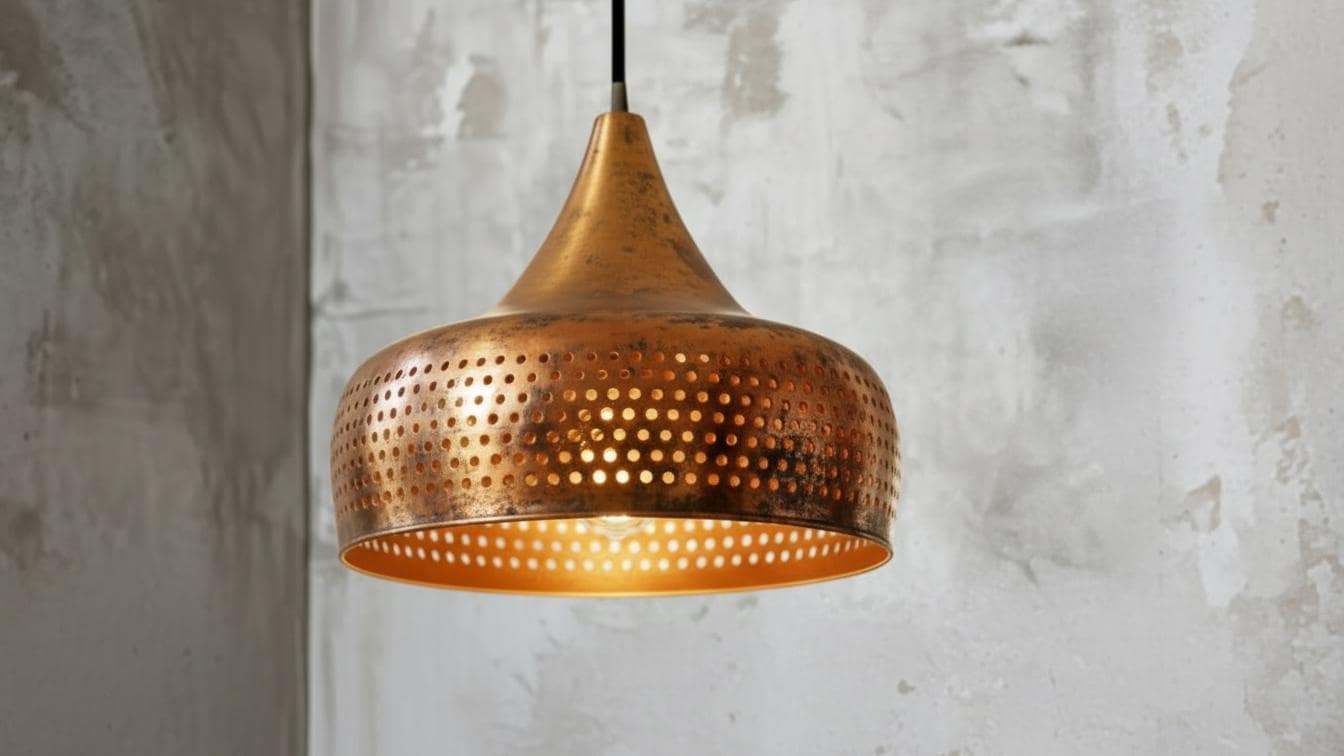 Copper Dome Pendant Light, Handmade Copper Ceiling Lamp, Aged Copper Pendant Lamp, Rustic Farmhouse Kitchen Island Lighting ,Dome Ceiling