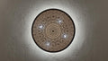 Handmade Moroccan Brass Wall Light, Geometric Sconce