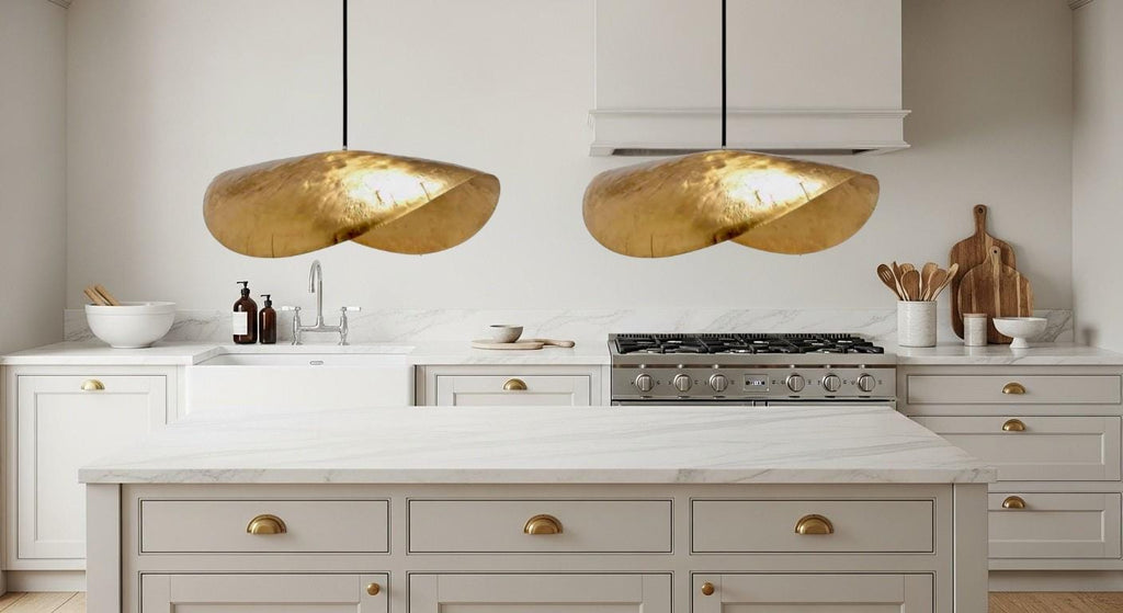 hammered Brass Light Fixture , Gold Leaf Pendant Light , Moroccan pendant fixtures , Island kitchen handmade dome , lamp pendant light