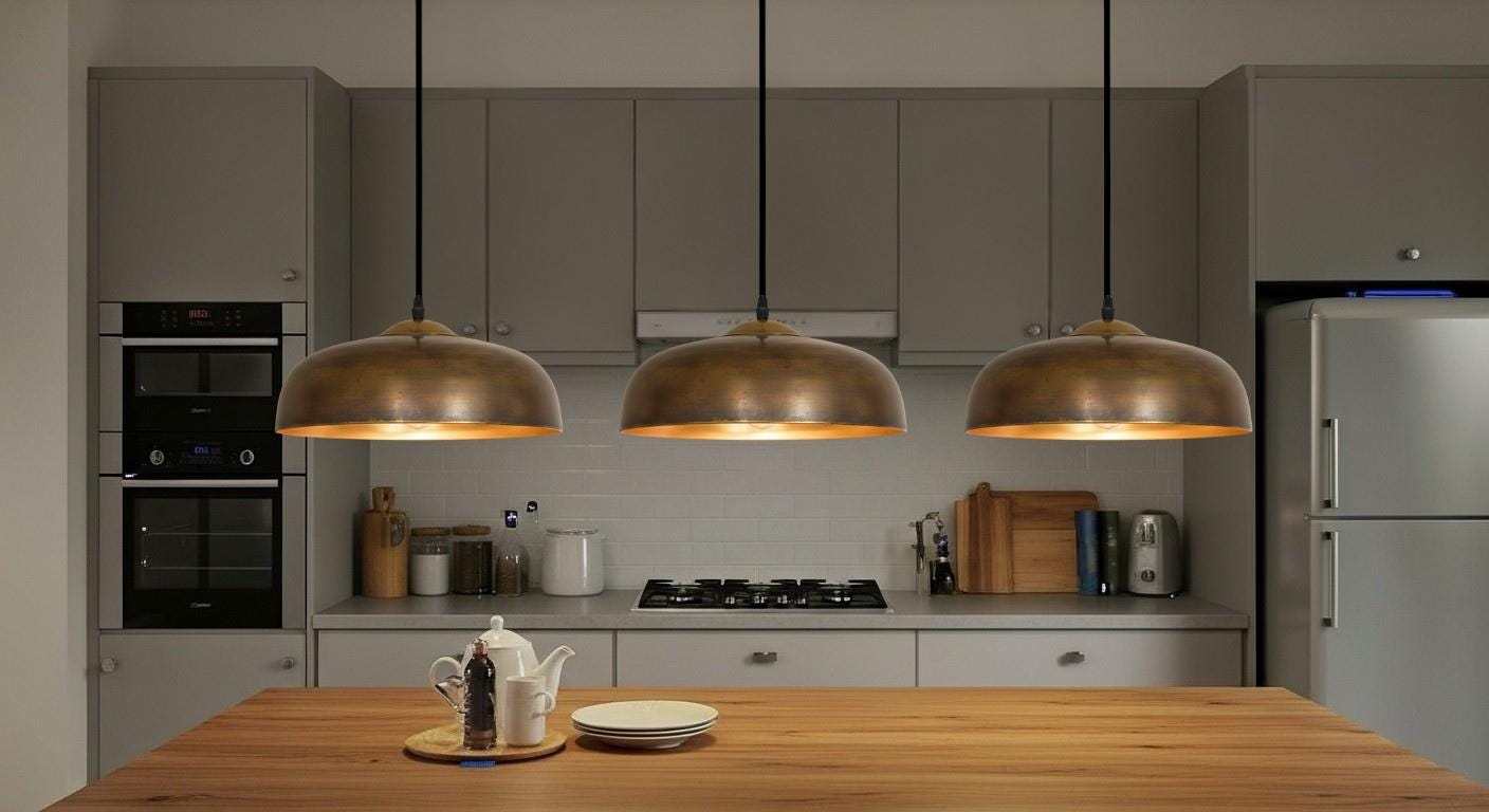 Handmade Oxidized Copper Pendant Light,Moroccan Perforated Ceiling Lamp ,Oxidized Farmhouse Ceiling Light, Rustic Kitchen Island Fixture