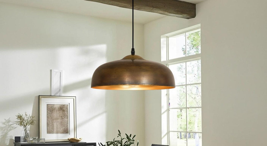 Handmade Oxidized Copper Pendant Light,Moroccan Perforated Ceiling Lamp ,Oxidized Farmhouse Ceiling Light, Rustic Kitchen Island Fixture