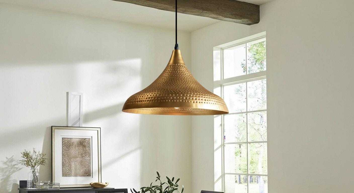 Copper Hanging Pendant Light , Hammered Dome Ceiling Lamp , Dome LAmpshades , Ceiling Lamp for Kitchen Island , Moroccan Copper Lighting