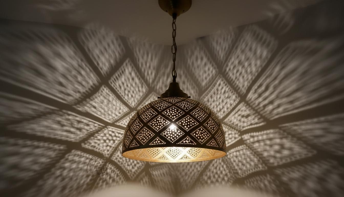 Moroccan brass pendant light , Handmade Hanging Lamp , Pendant Brass Light , Pendant Lighting ,Moroccan Light Fixtures