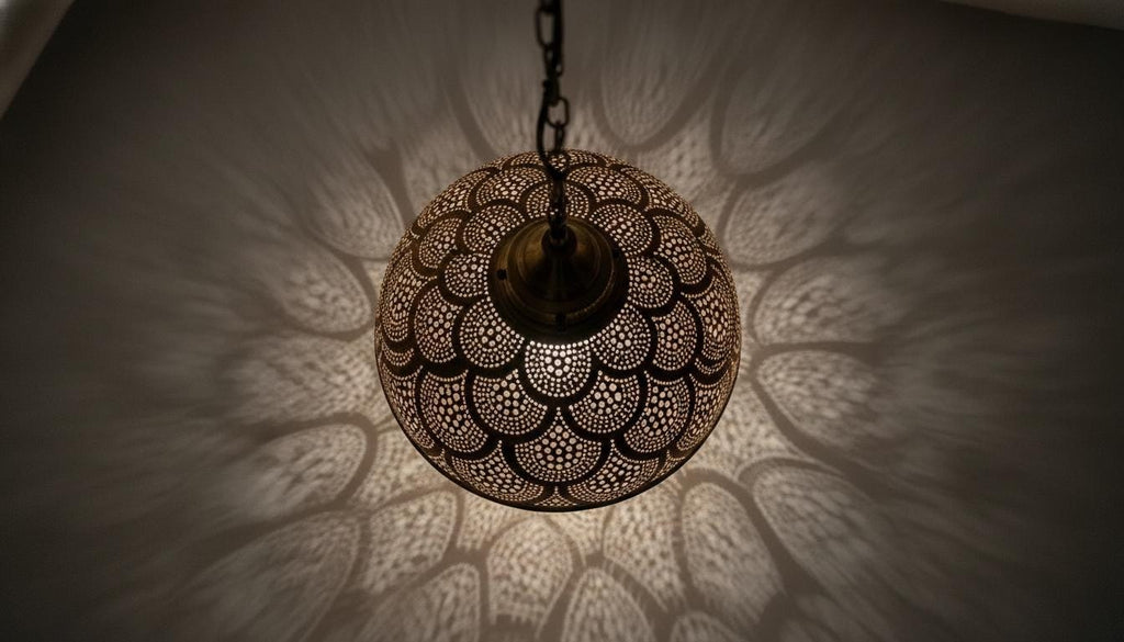 Handmade Moroccan Brass Pendant Light,Moroccan brass pendant light ,Pendant Brass Light ,Pendant Lighting ,Moroccan Light Fixtures