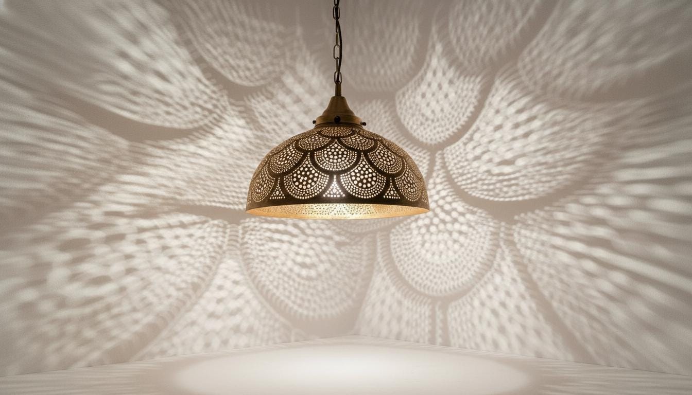 Handmade Moroccan Brass Pendant Light,Moroccan brass pendant light ,Pendant Brass Light ,Pendant Lighting ,Moroccan Light Fixtures