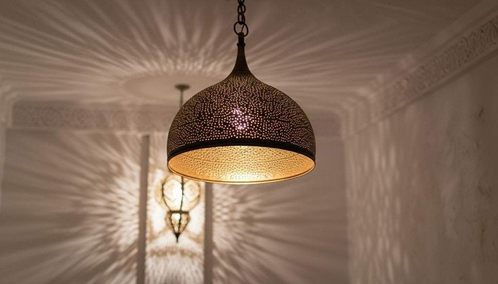 Handcrafted Moroccan brass pendant light , Handmade Hanging Lamp , Pendant Brass Light , Pendant Lighting ,Moroccan Light Fixtures